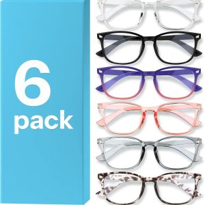 Blue Light Blocking Glasses 6 Pack