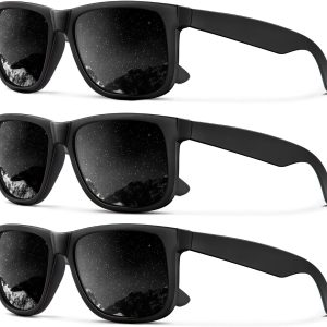 Polarized Sunglasses Matte Black Frame 3 Pack