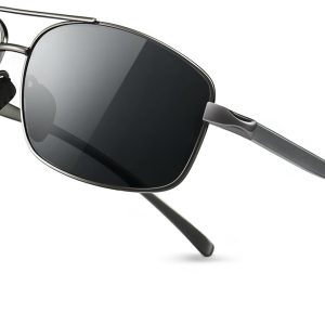 Rectangular Polarized Sunglasses