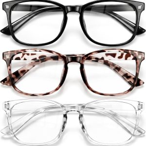 Blue Light Glasses for Women 3 Pack